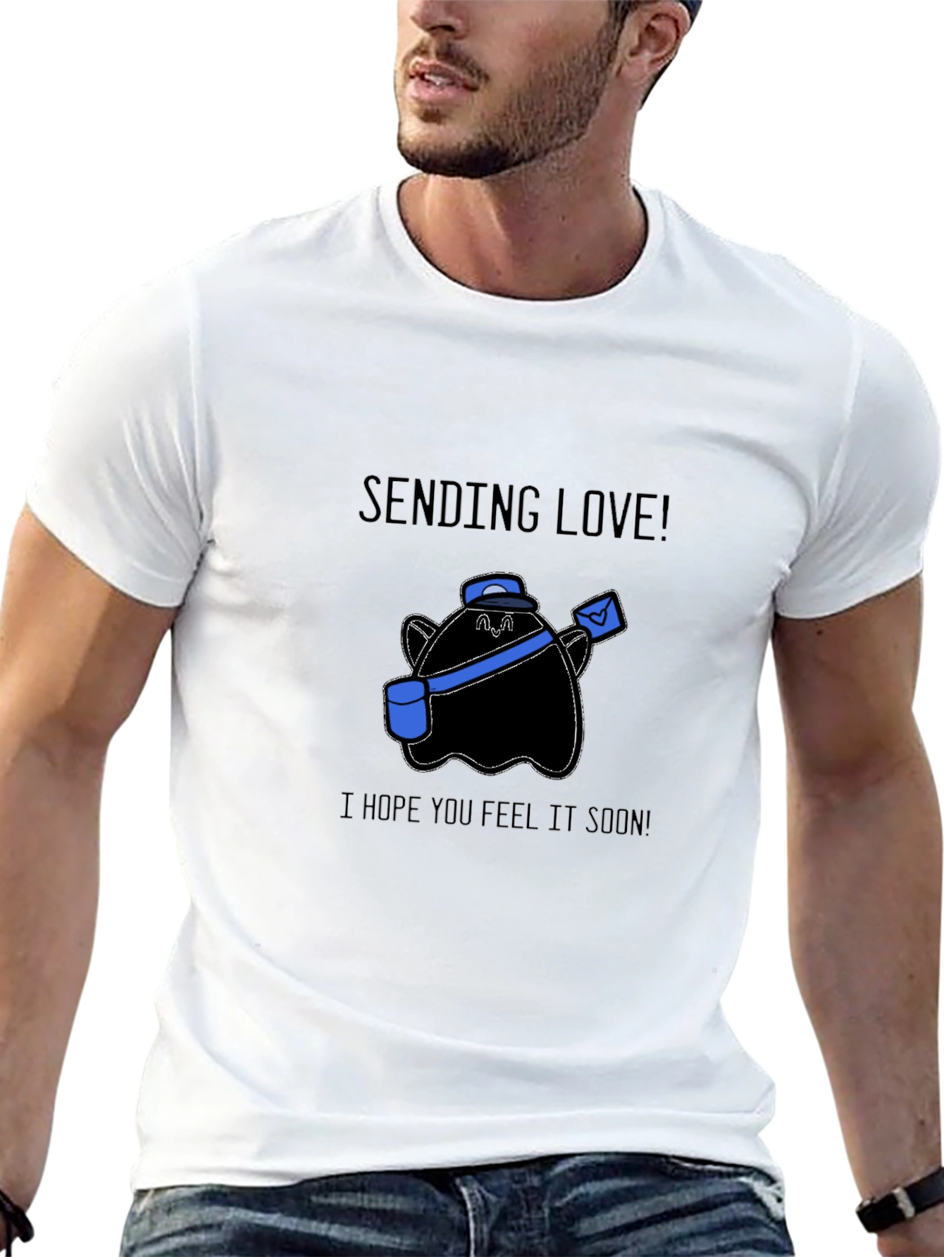 Sending Love Ghost T-Shirt