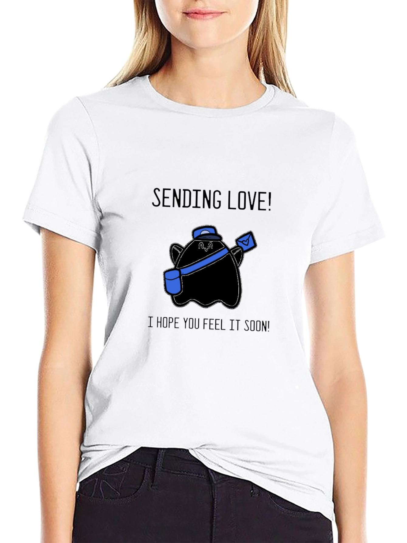 Sending Love Ghost T-Shirt