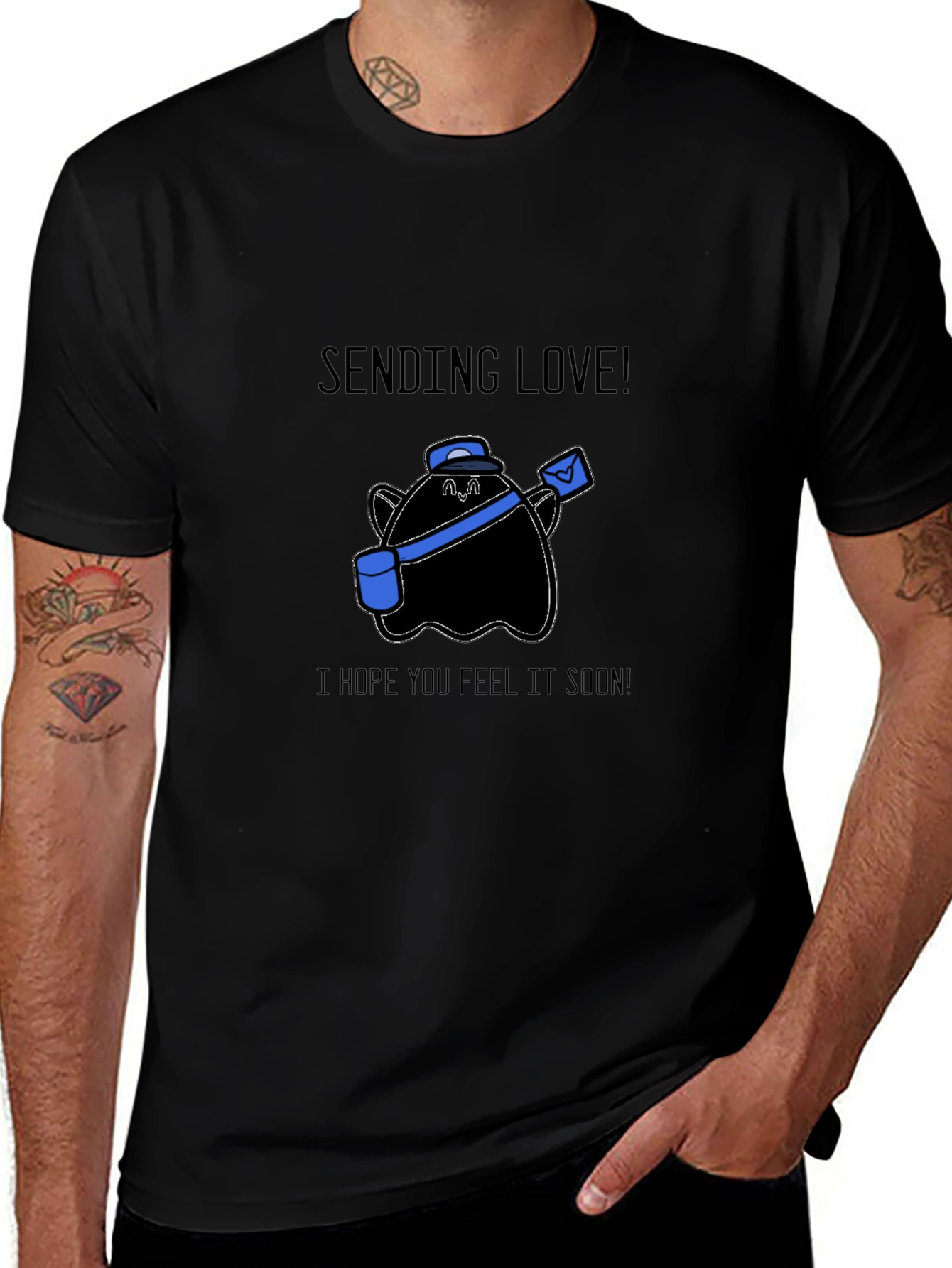Sending Love Ghost T-Shirt