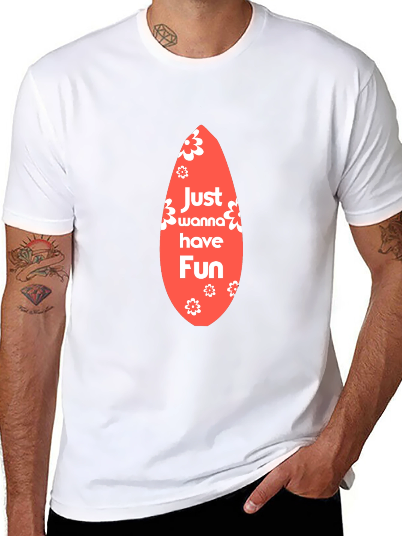Just Wanna Have Fun Graphic Tee