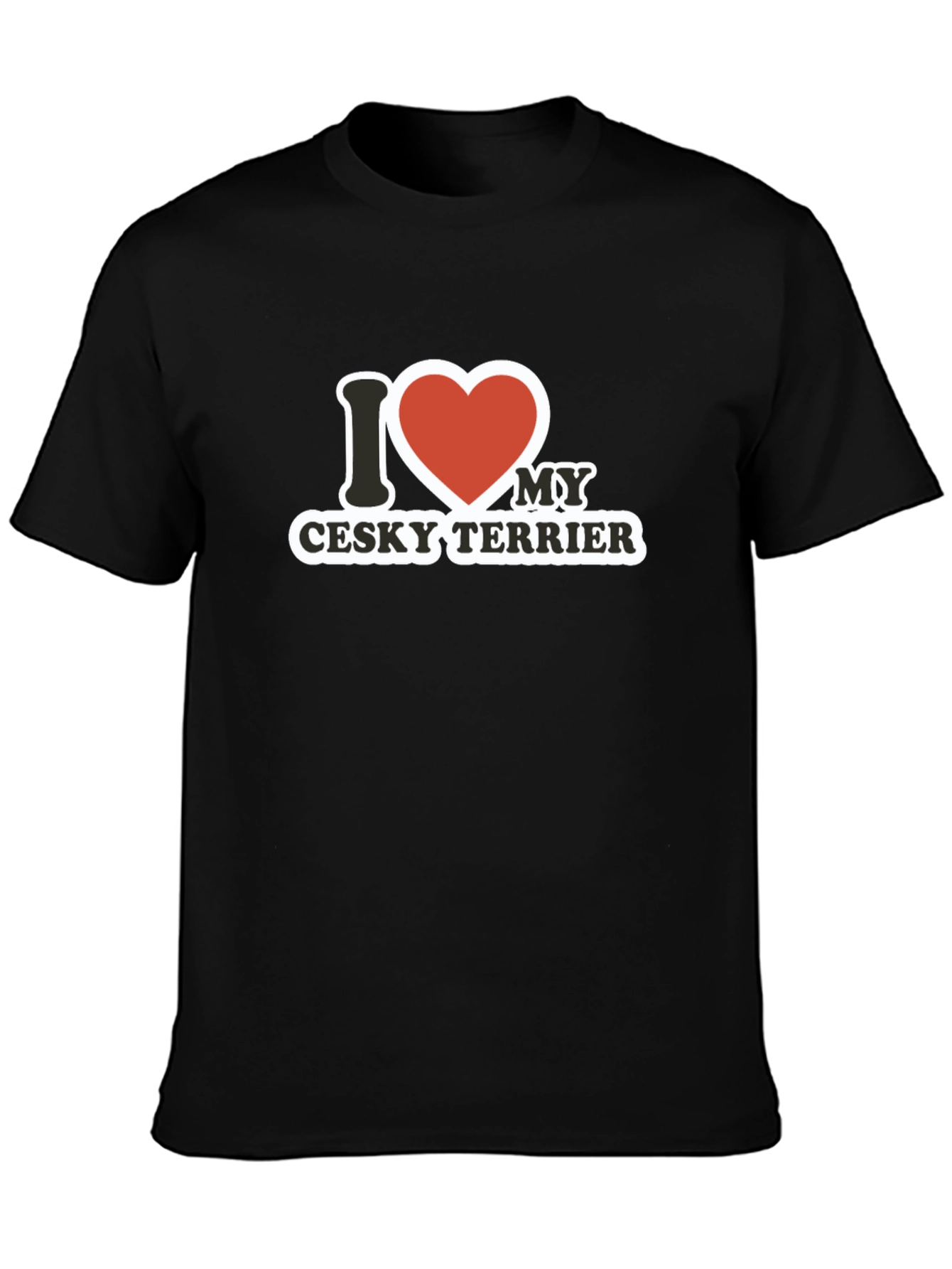 I Love My Cesky Terrier T-Shirt