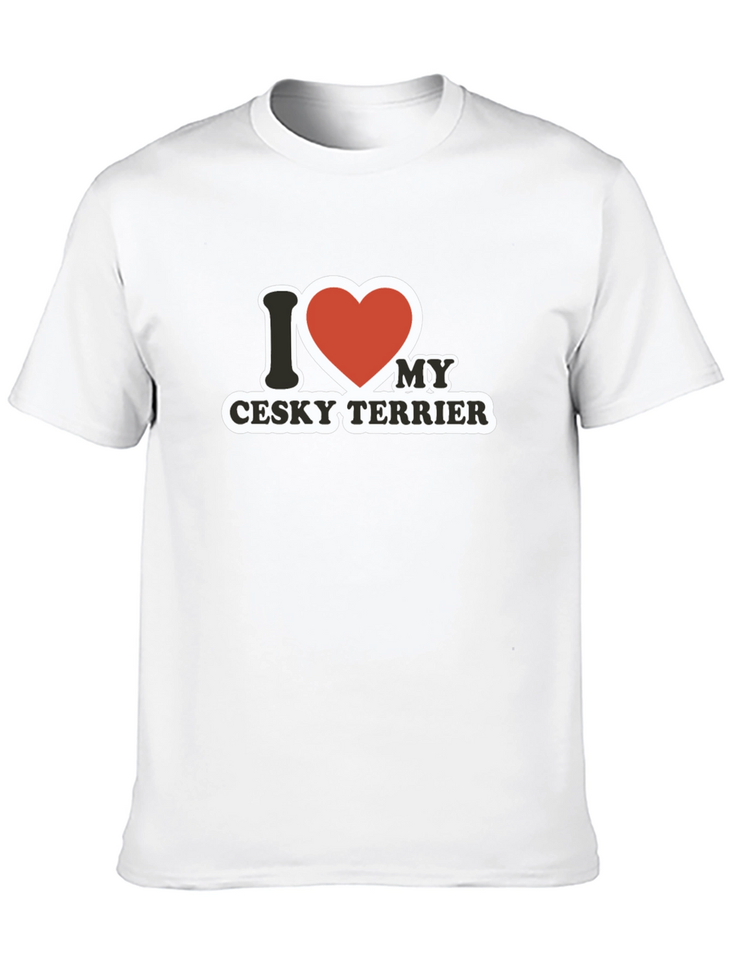 I Love My Cesky Terrier T-Shirt