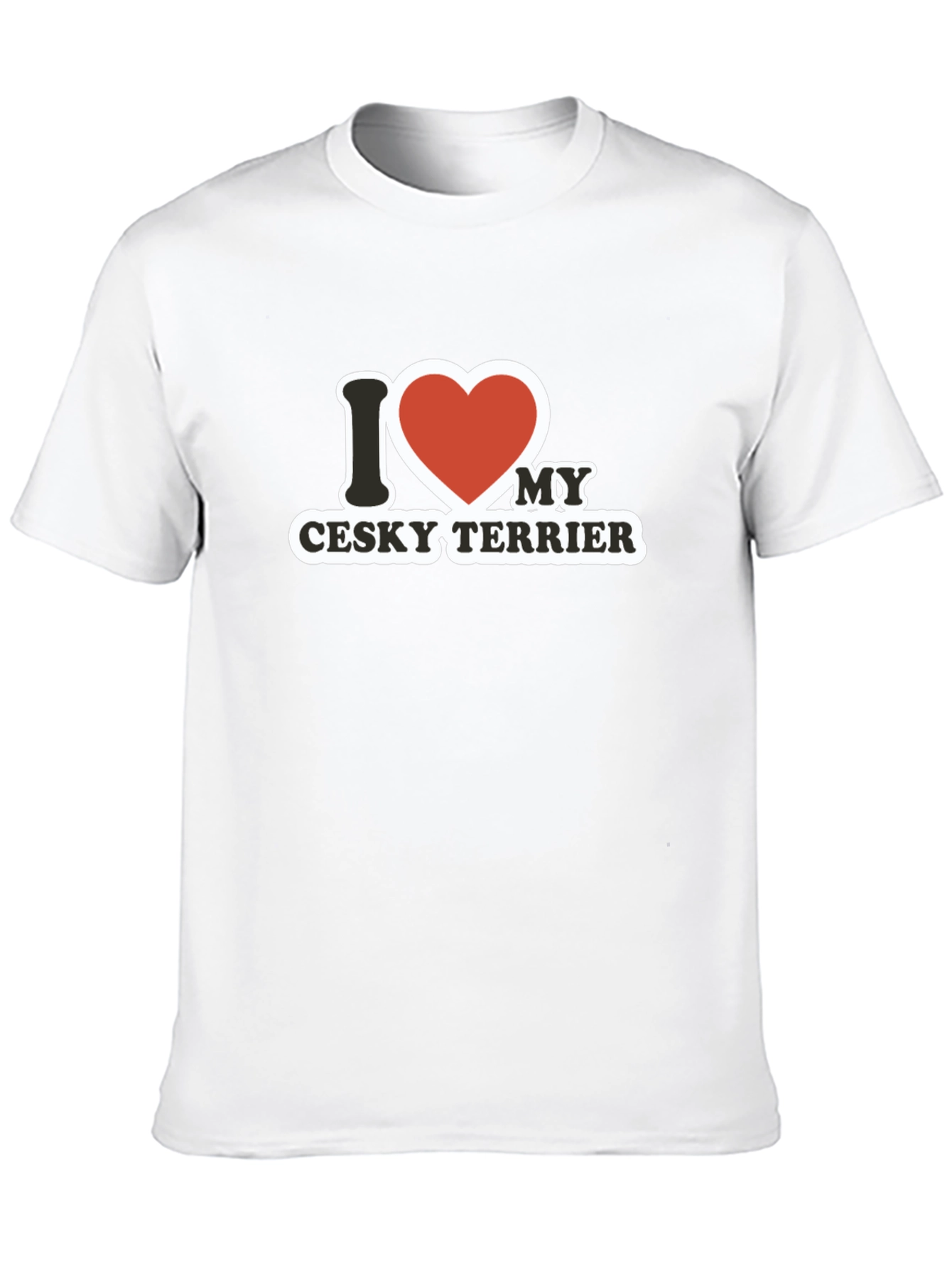 I Love My Cesky Terrier T-Shirt