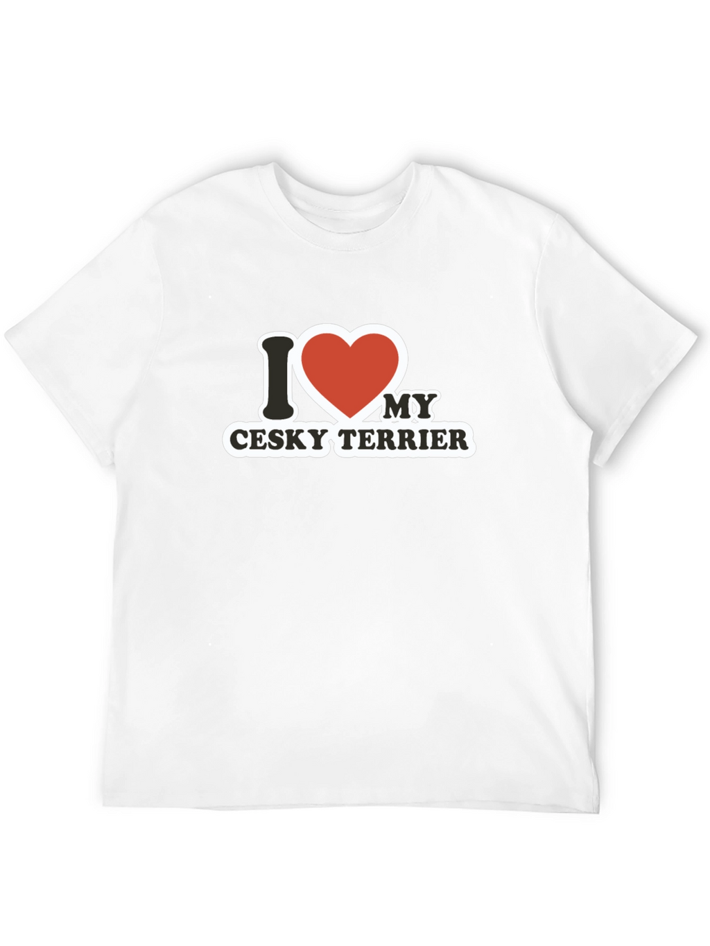 I Love My Cesky Terrier T-Shirt