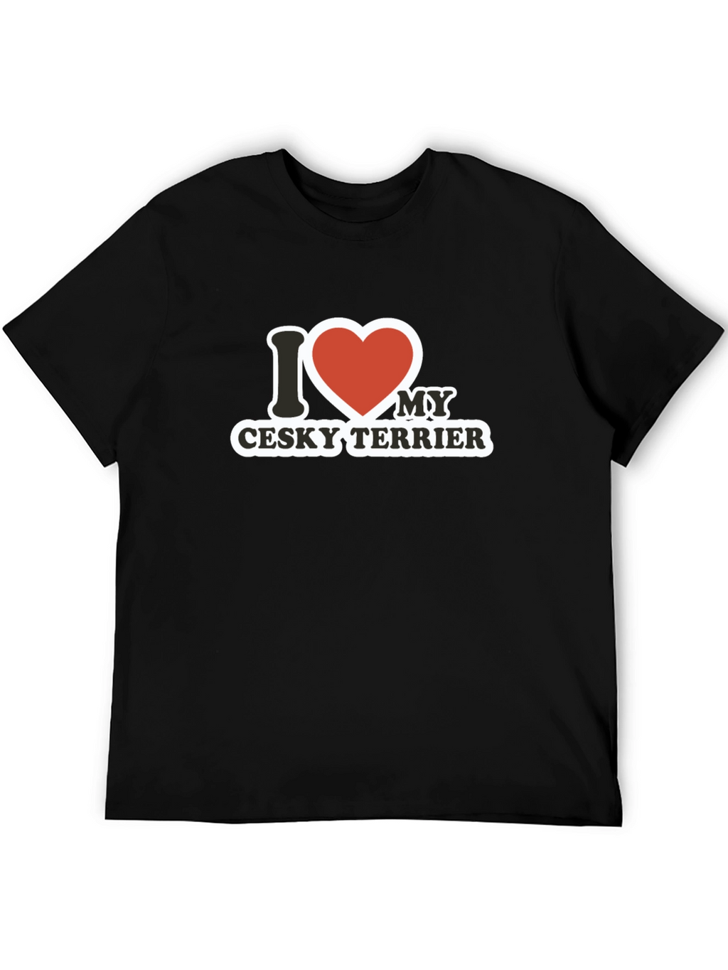 I Love My Cesky Terrier T-Shirt