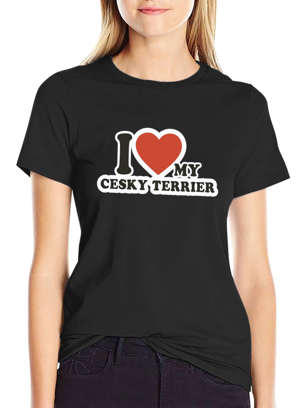 I Love My Cesky Terrier T-Shirt