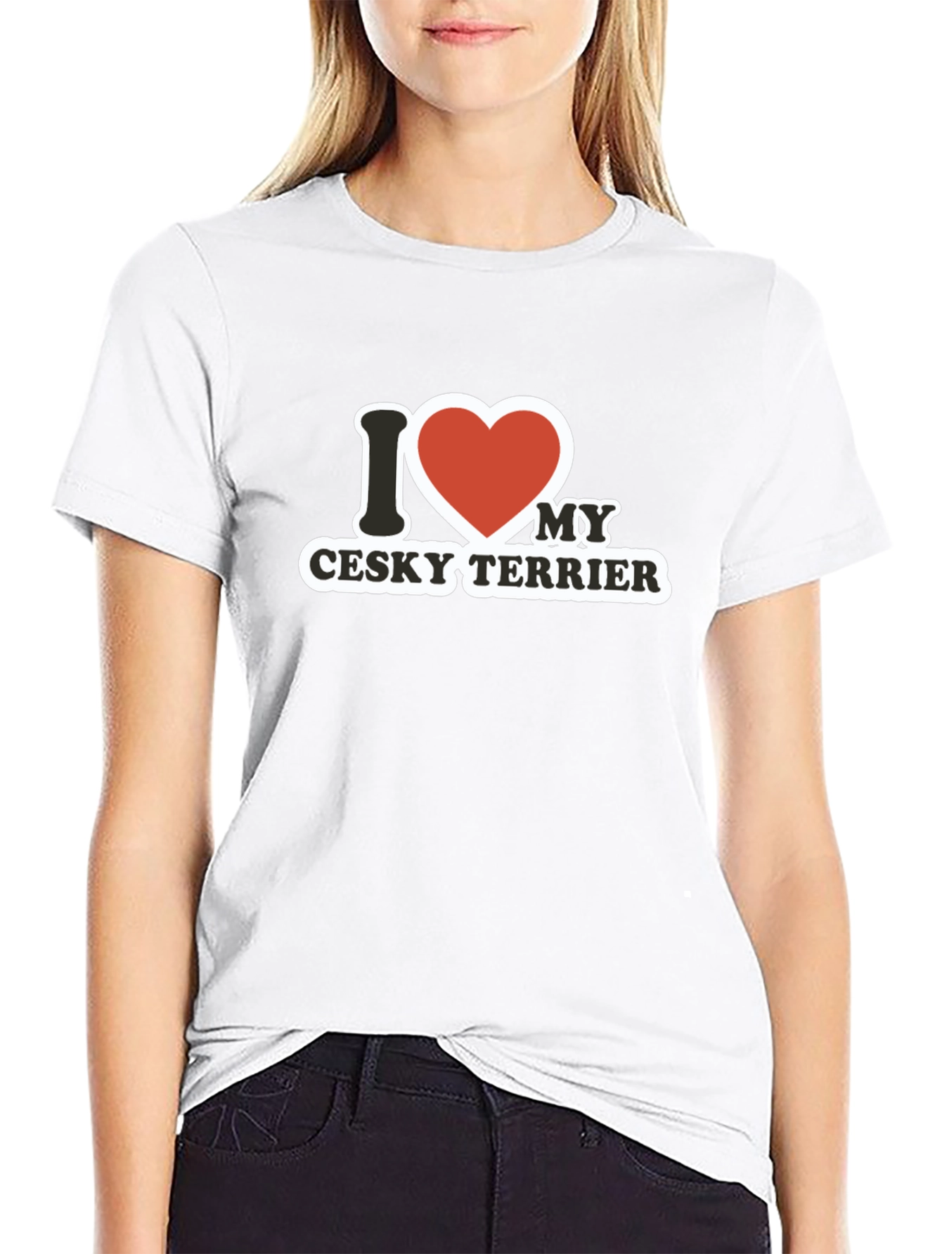 I Love My Cesky Terrier T-Shirt