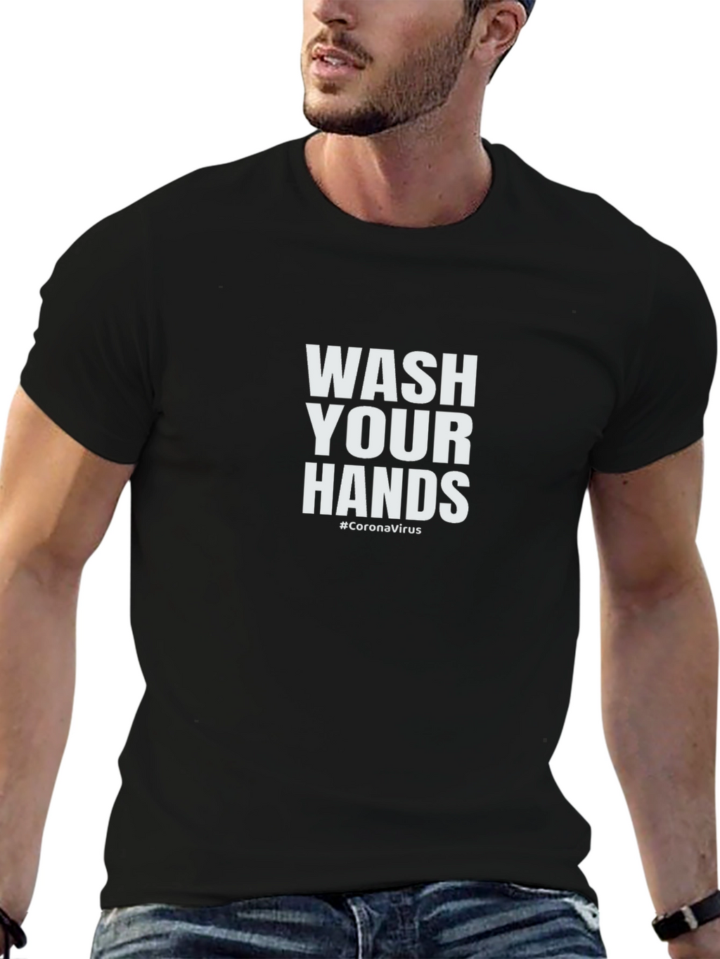 Wash Your Hands T-Shirt - Stay Healthy!
