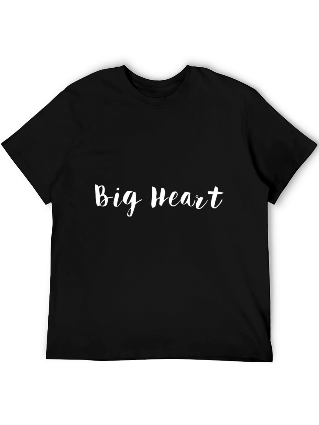 Big Heart Graphic Tee - Soft Cotton Casual T-Shirt