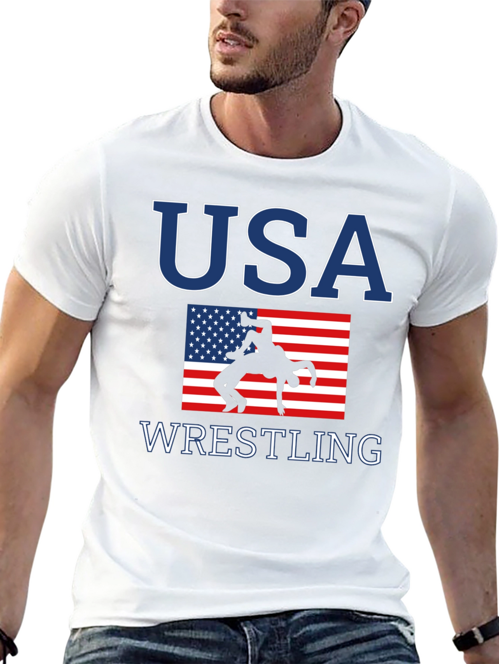 USA Wrestling Patriotic T-Shirt