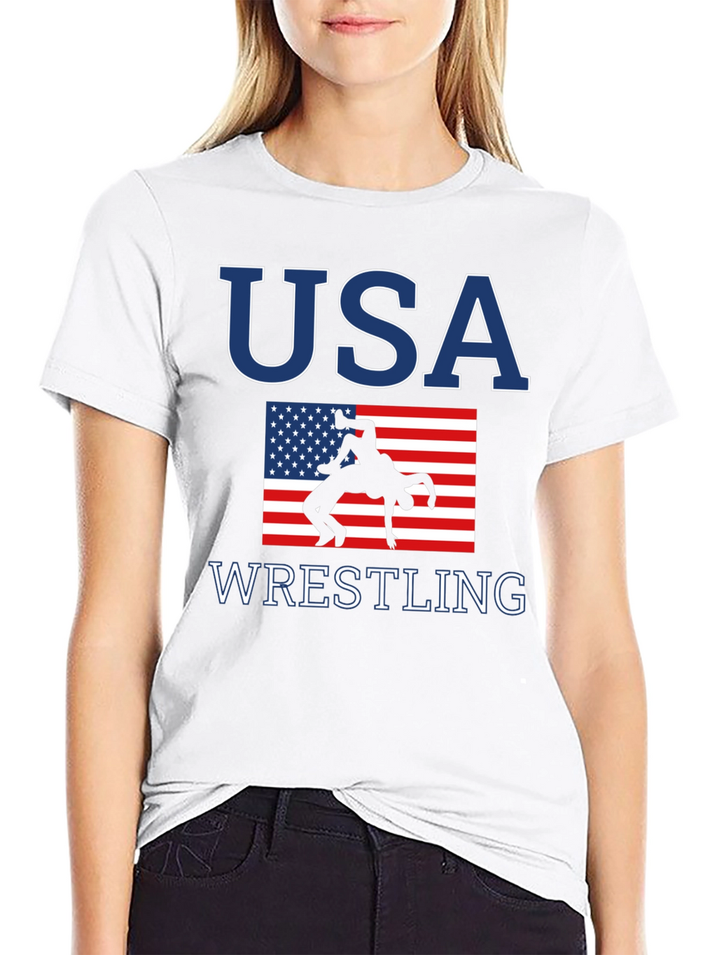 USA Wrestling Patriotic T-Shirt