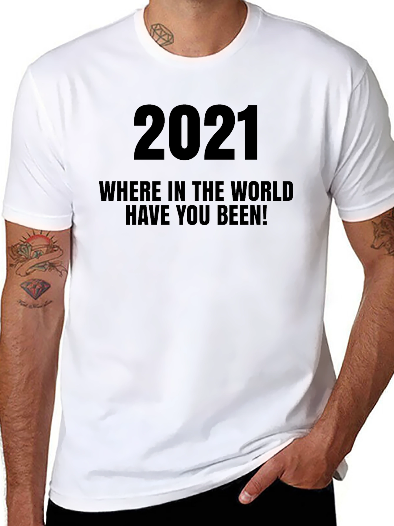 2021 Where Have You Been Black Graphic Tee