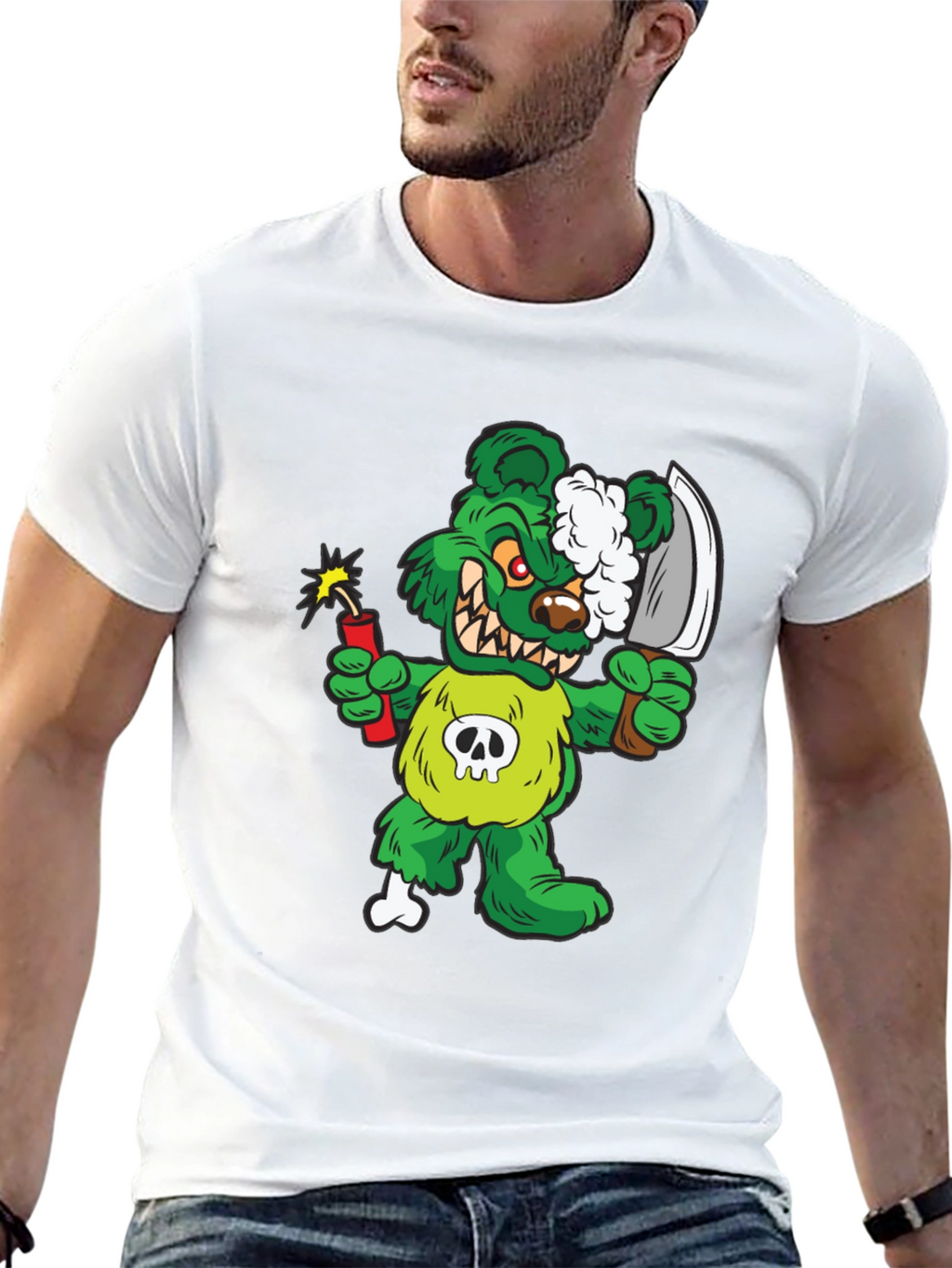 Scary Bear Graphic Tee