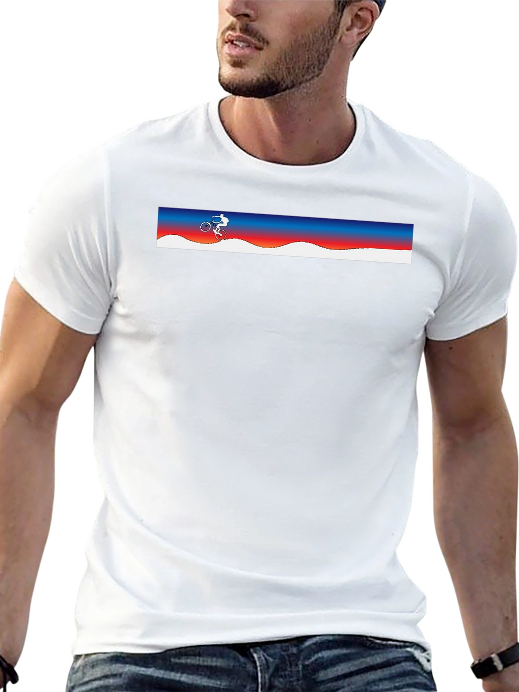 Mountain Bike Slovenia Flag T-Shirt