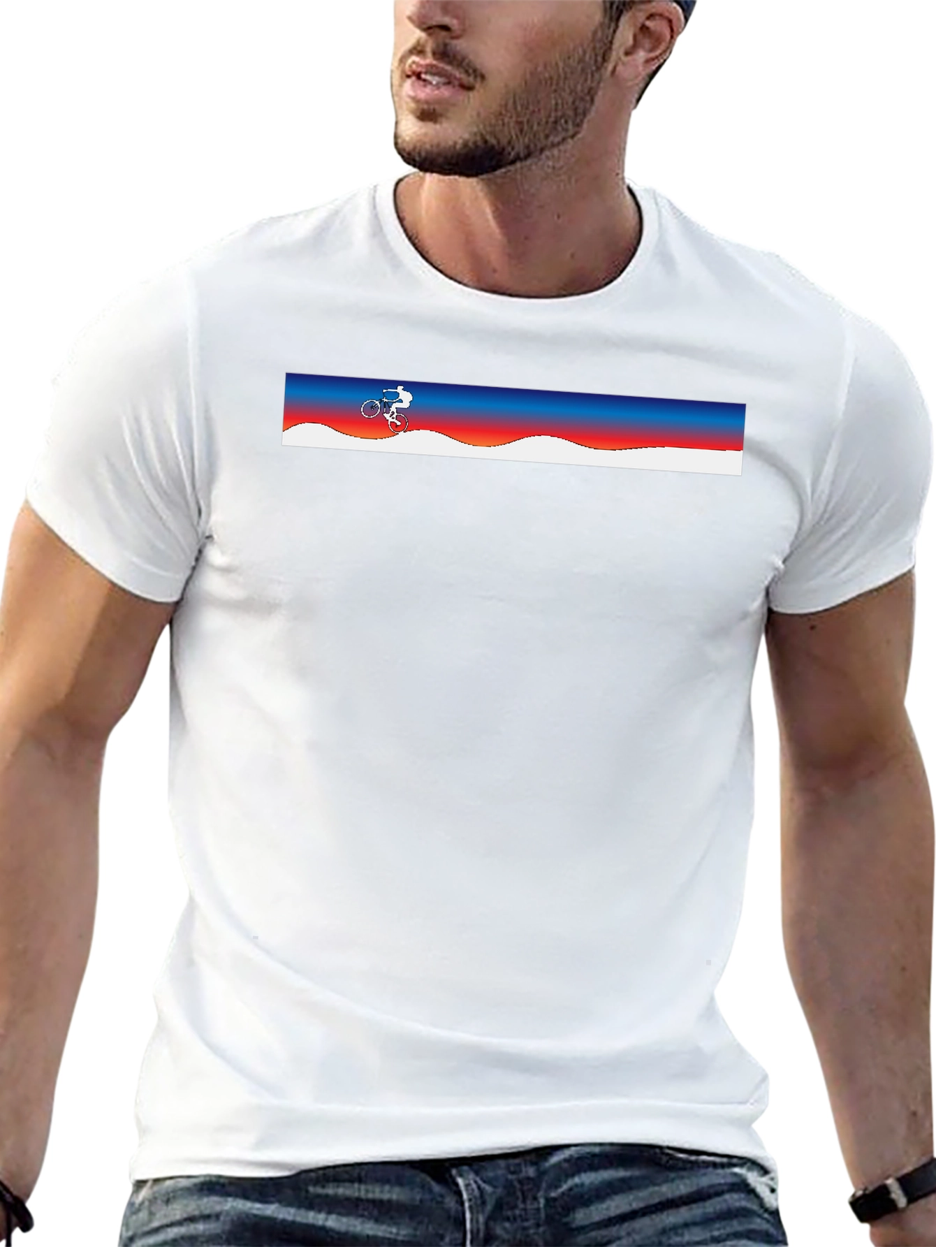 Mountain Bike Slovenia Flag T-Shirt