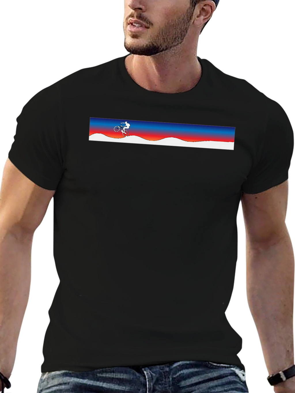 Mountain Bike Slovenia Flag T-Shirt