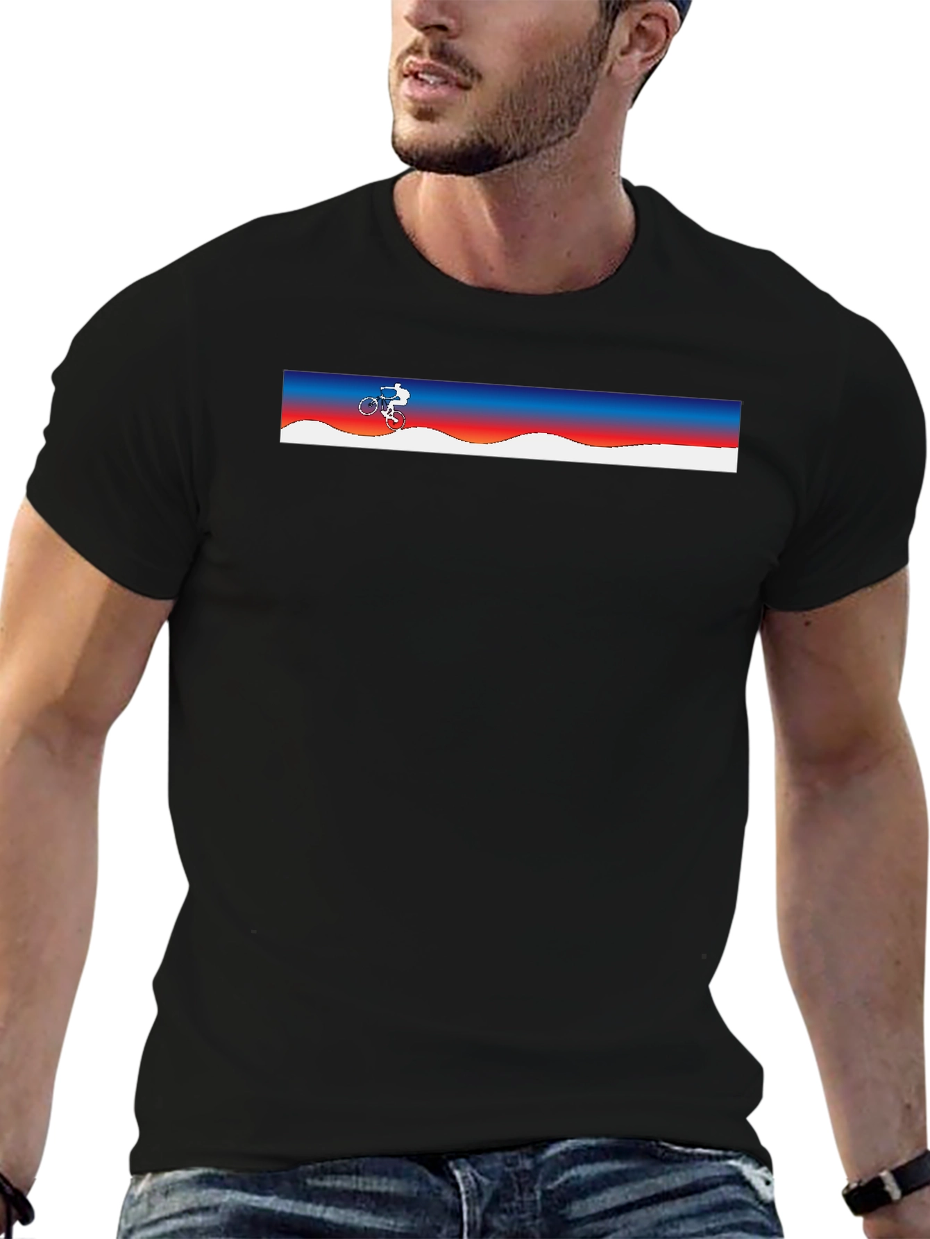 Mountain Bike Slovenia Flag T-Shirt