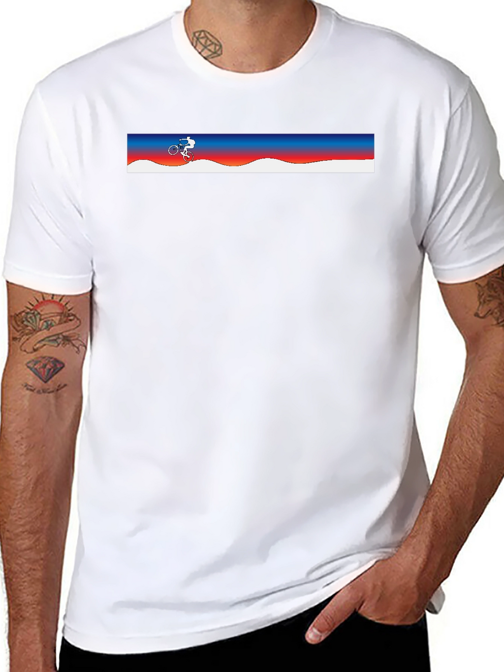 Mountain Bike Slovenia Flag T-Shirt
