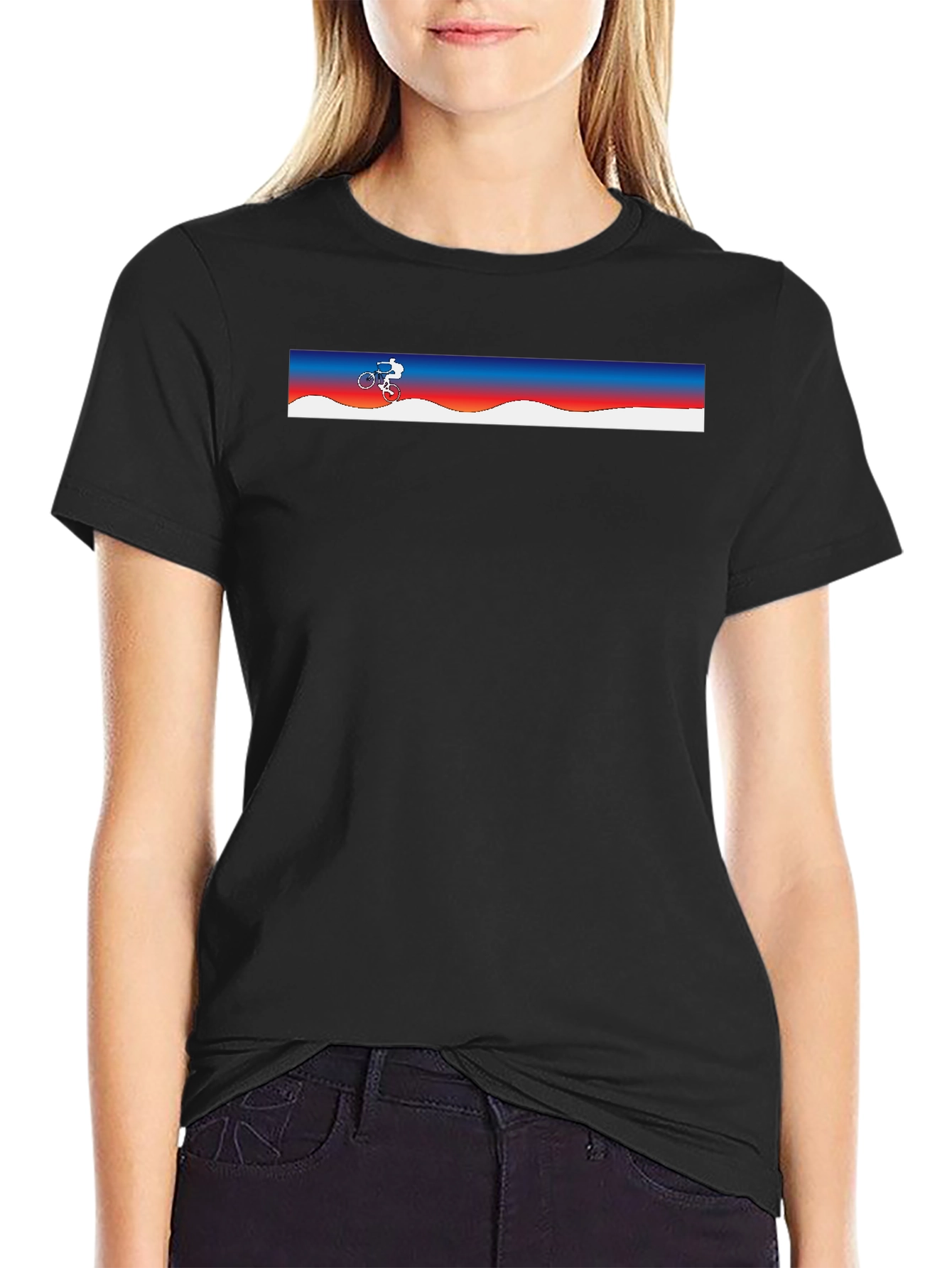 Mountain Bike Slovenia Flag T-Shirt