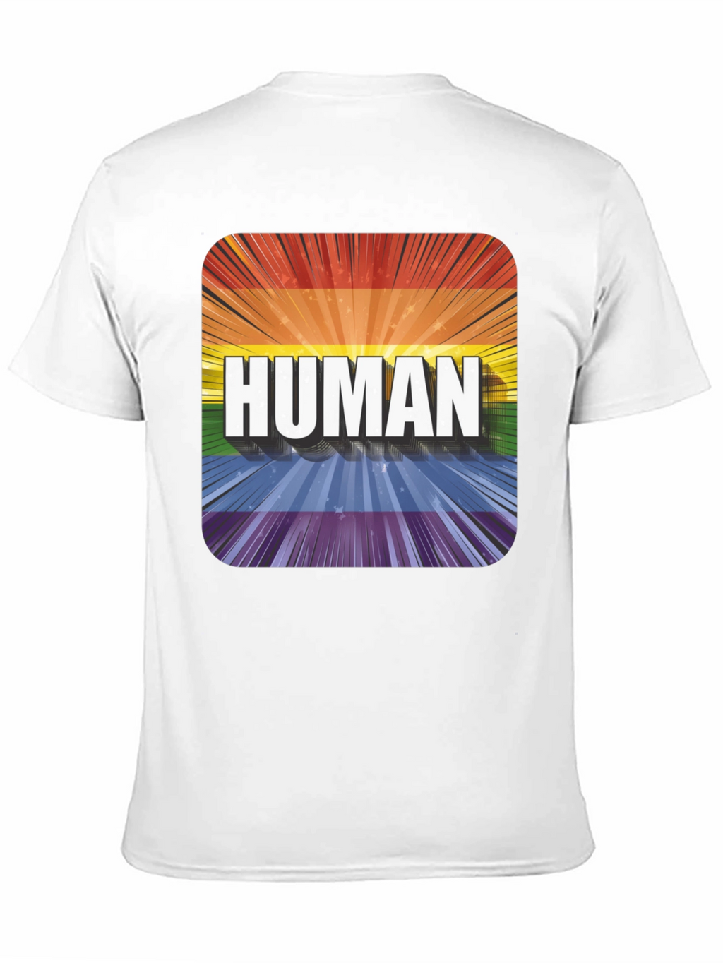 Human Pride T-Shirt - LGBTQ+ Rainbow Tee