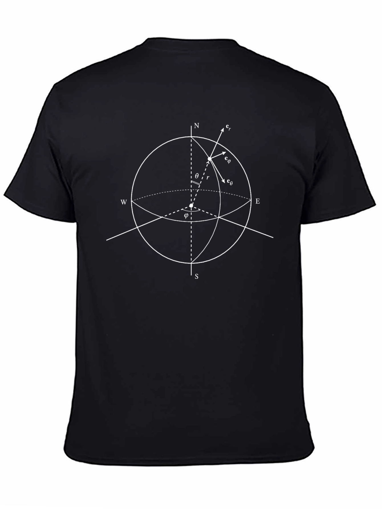 Science Graphic Tee - Coordinate System Design