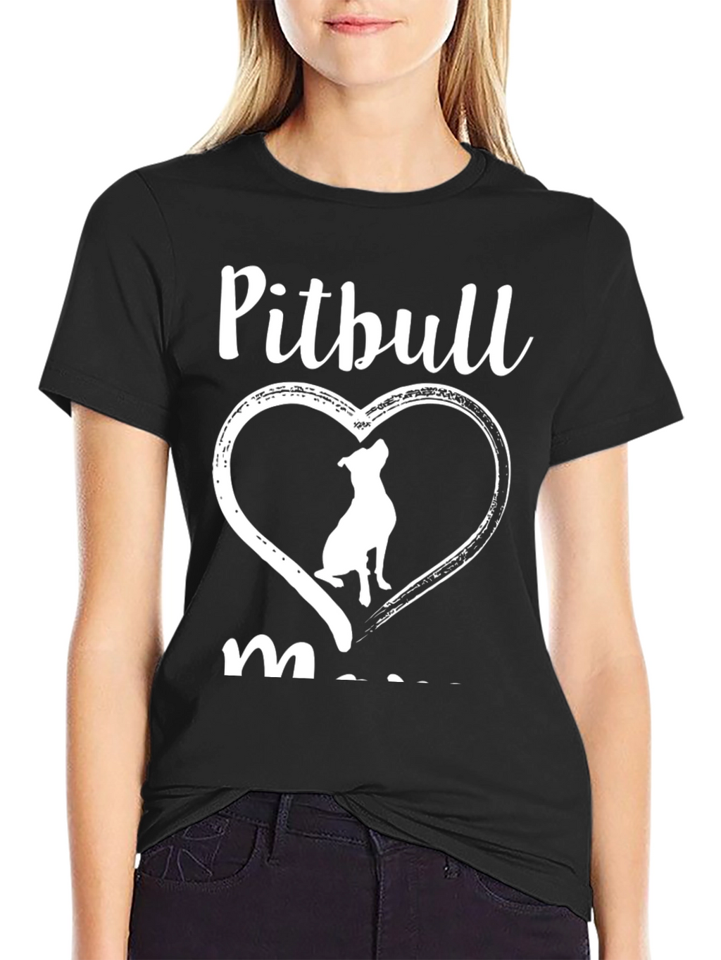 Pitbull Mom T-Shirt Dog Lover Tee