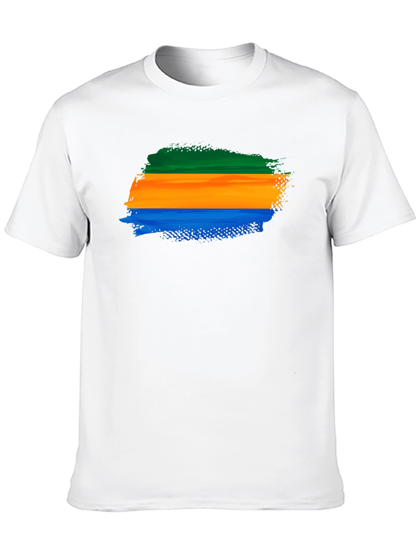 Gabon Flag Brushstroke T-Shirt