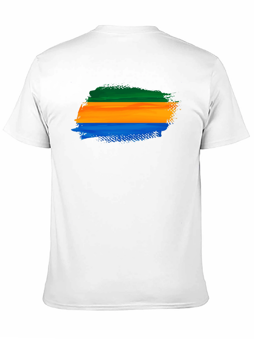 Gabon Flag Brushstroke T-Shirt