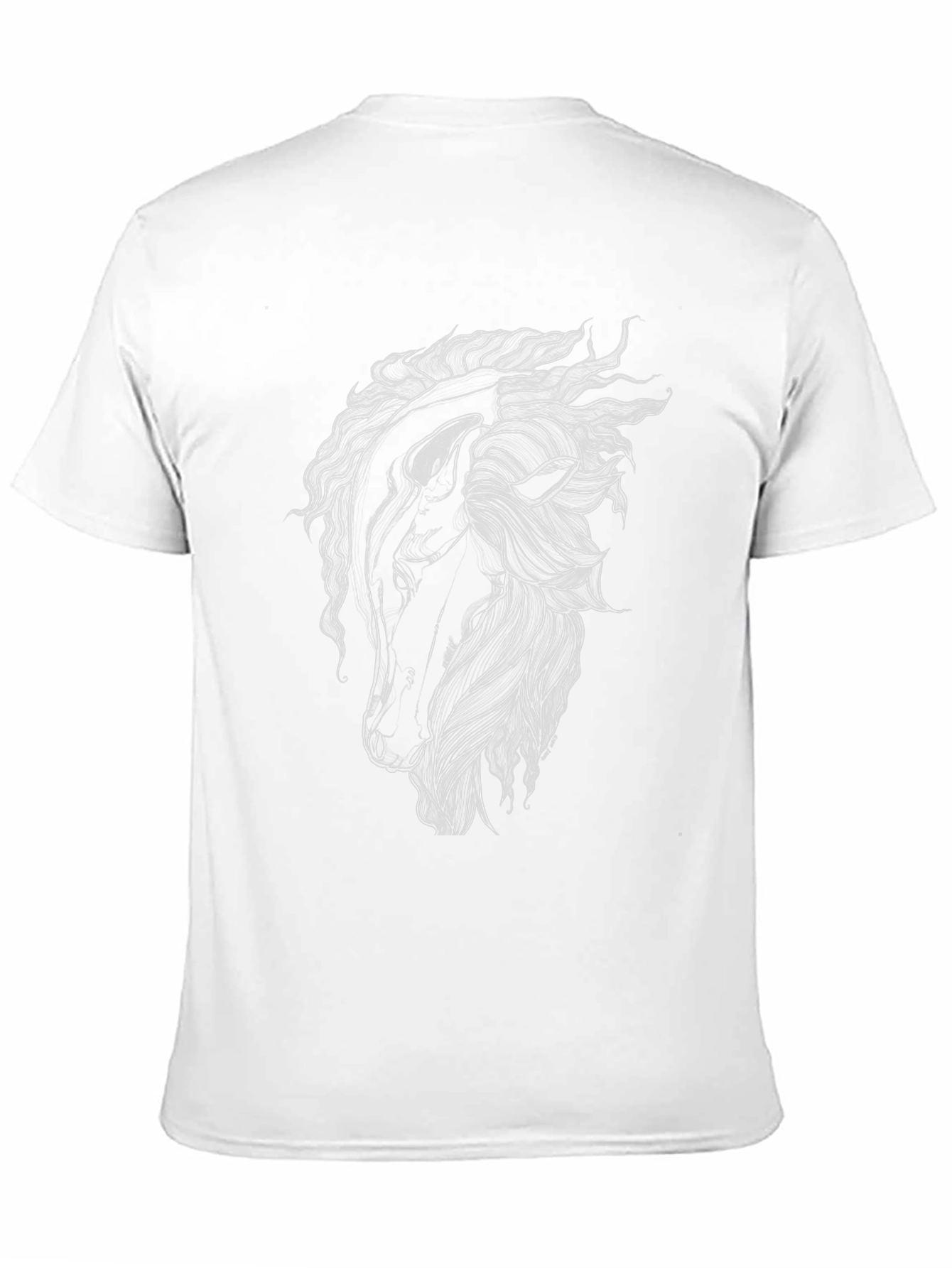 Horse Graphic Tee - Mens Black T-Shirt