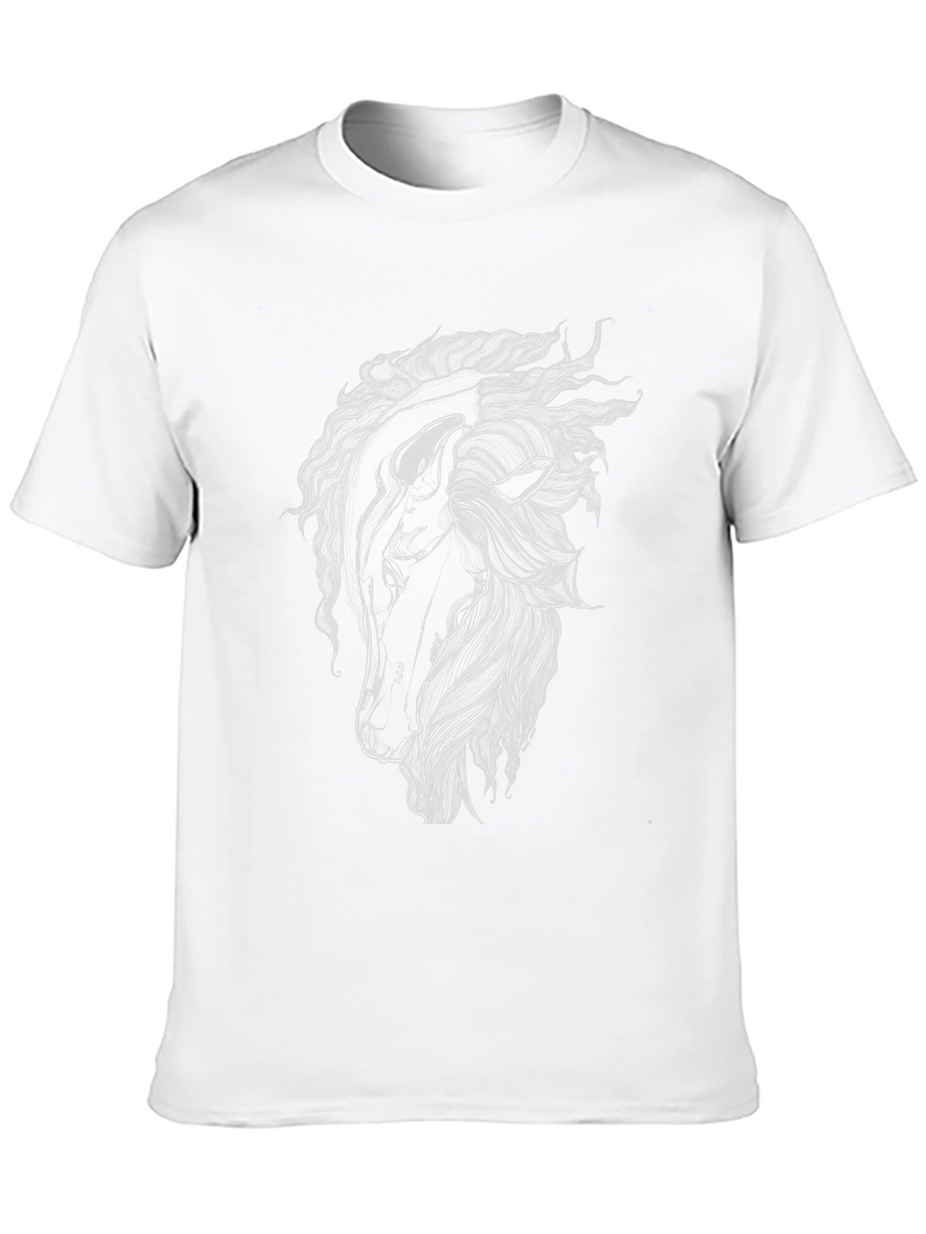 Horse Graphic Tee - Mens Black T-Shirt