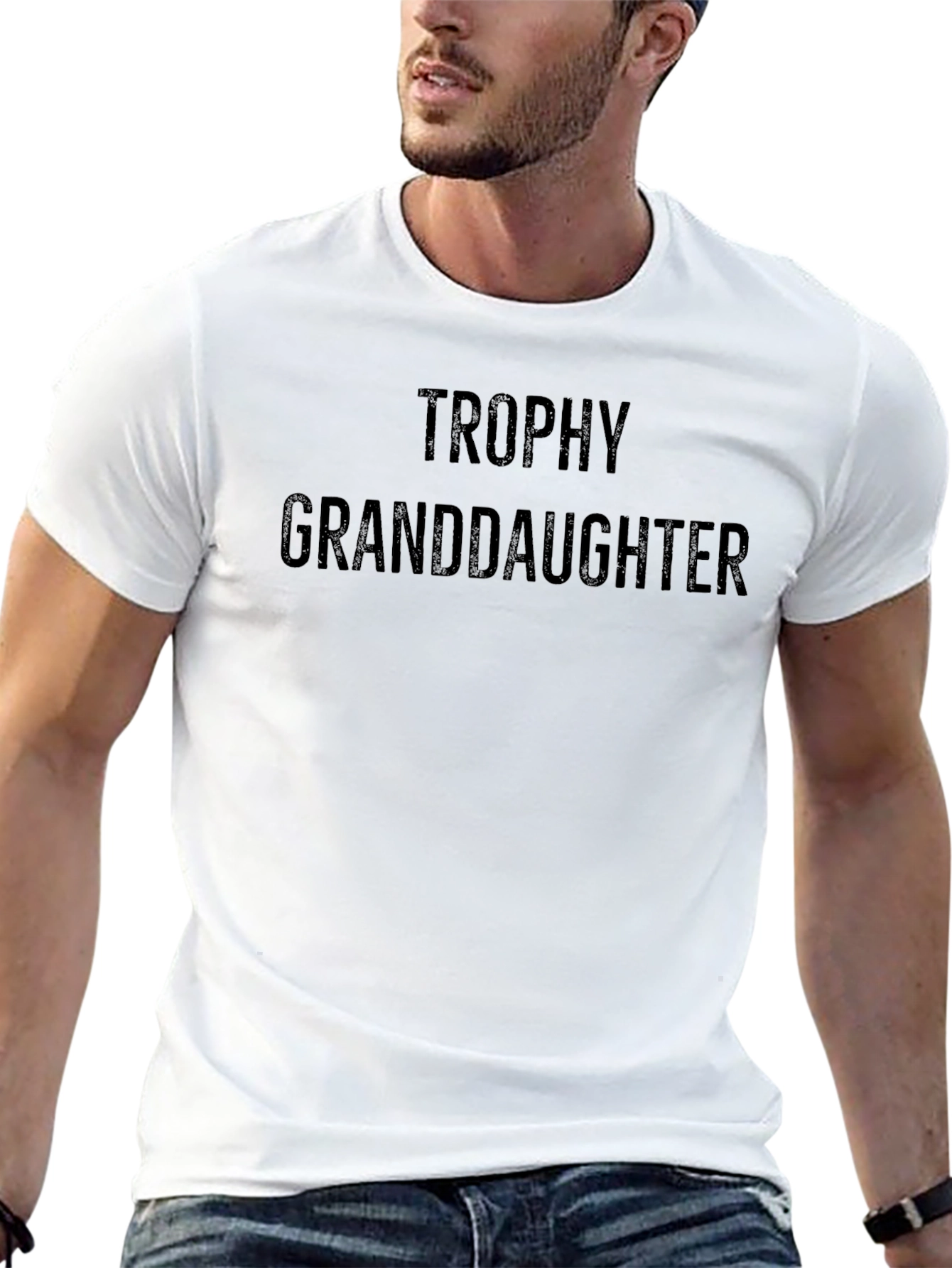 Trophy Granddaughter Black T-Shirt