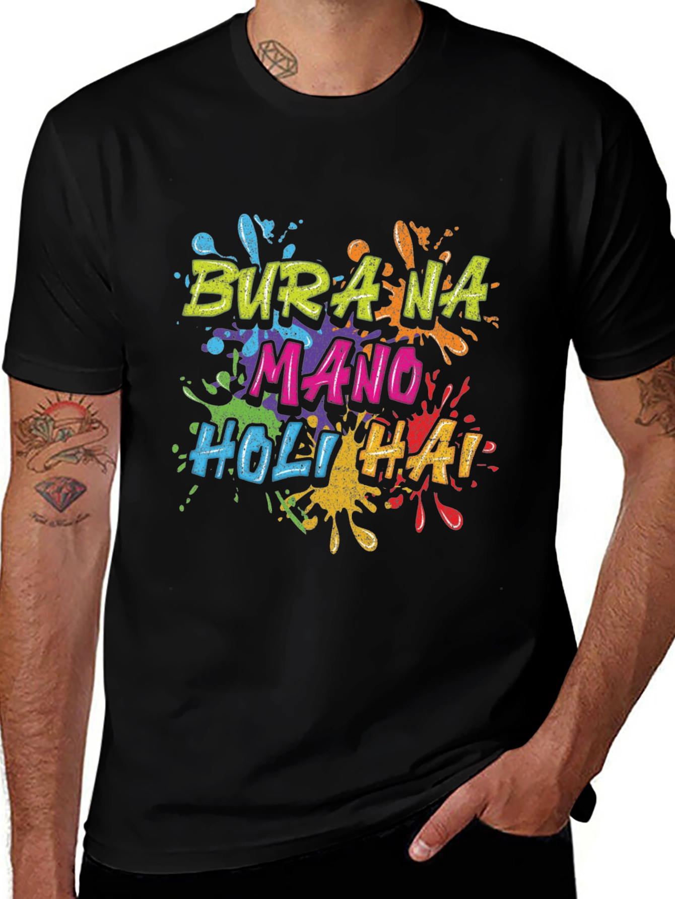 Holi Hai T-Shirt - Colorful Indian Festival Tee