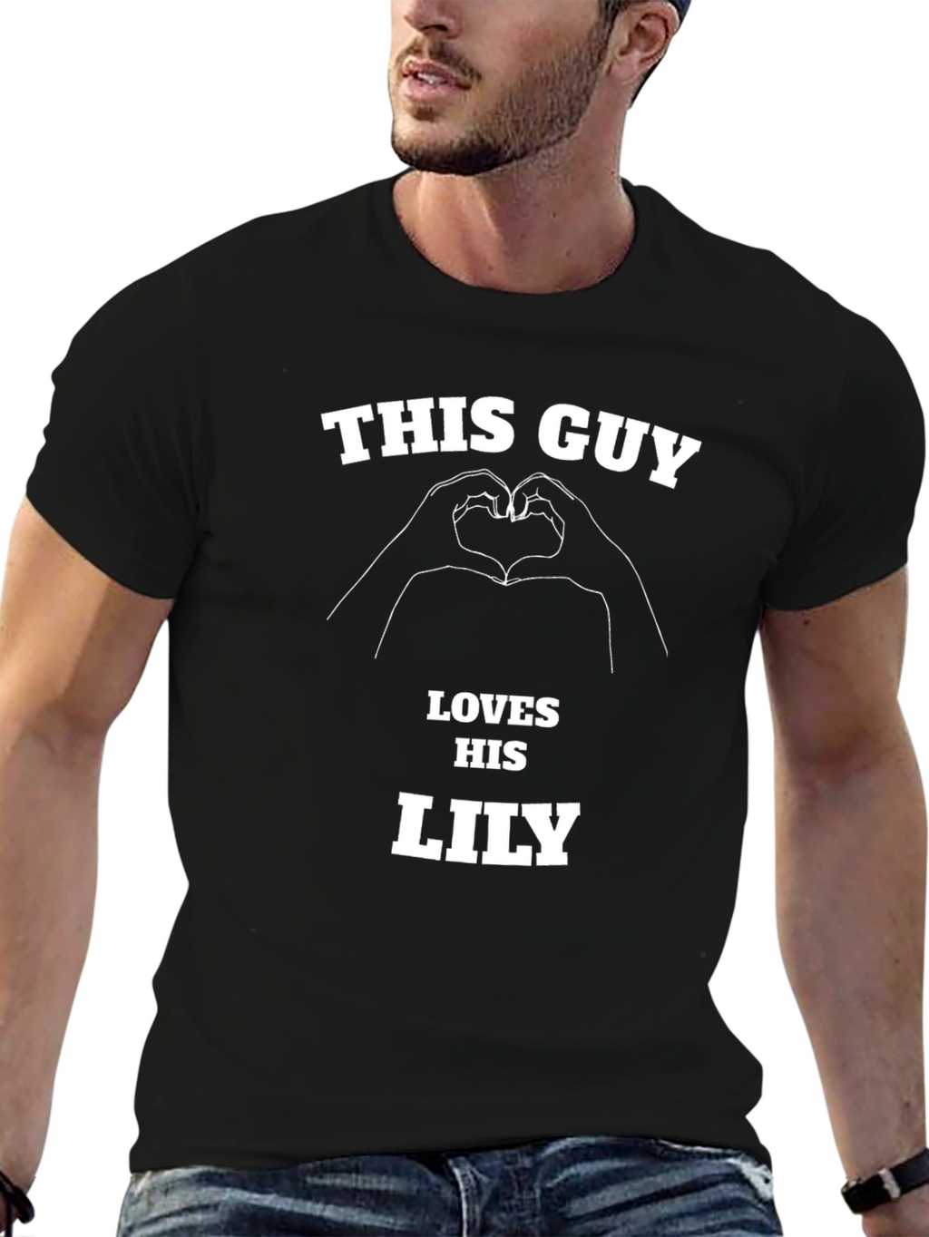 This Guy Loves His Lily T-Shirt