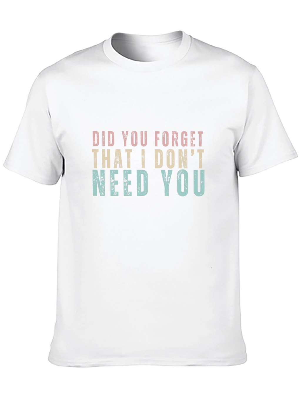 Did You Forget Tee - Black Graphic T-Shirt