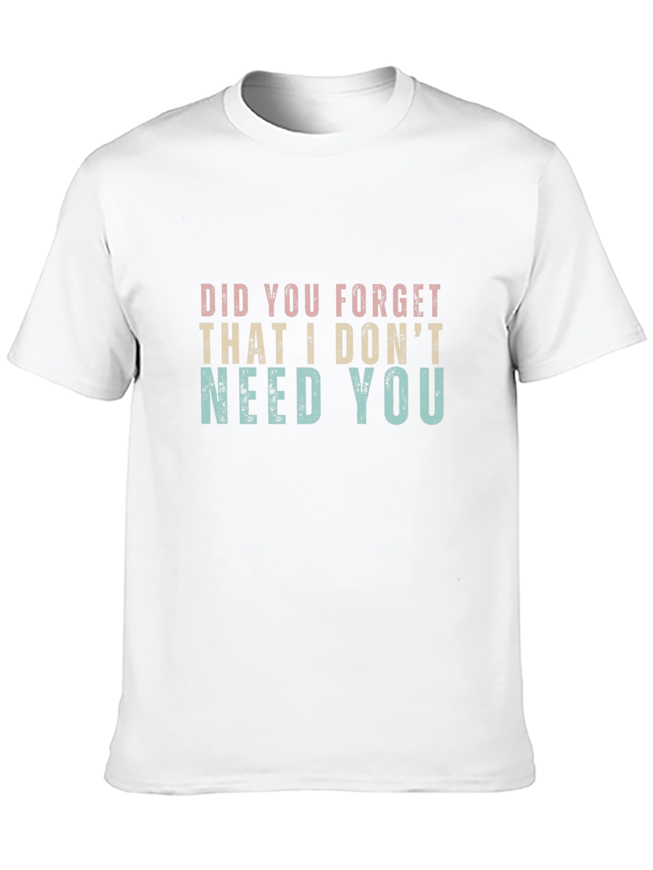 Did You Forget Tee - Black Graphic T-Shirt