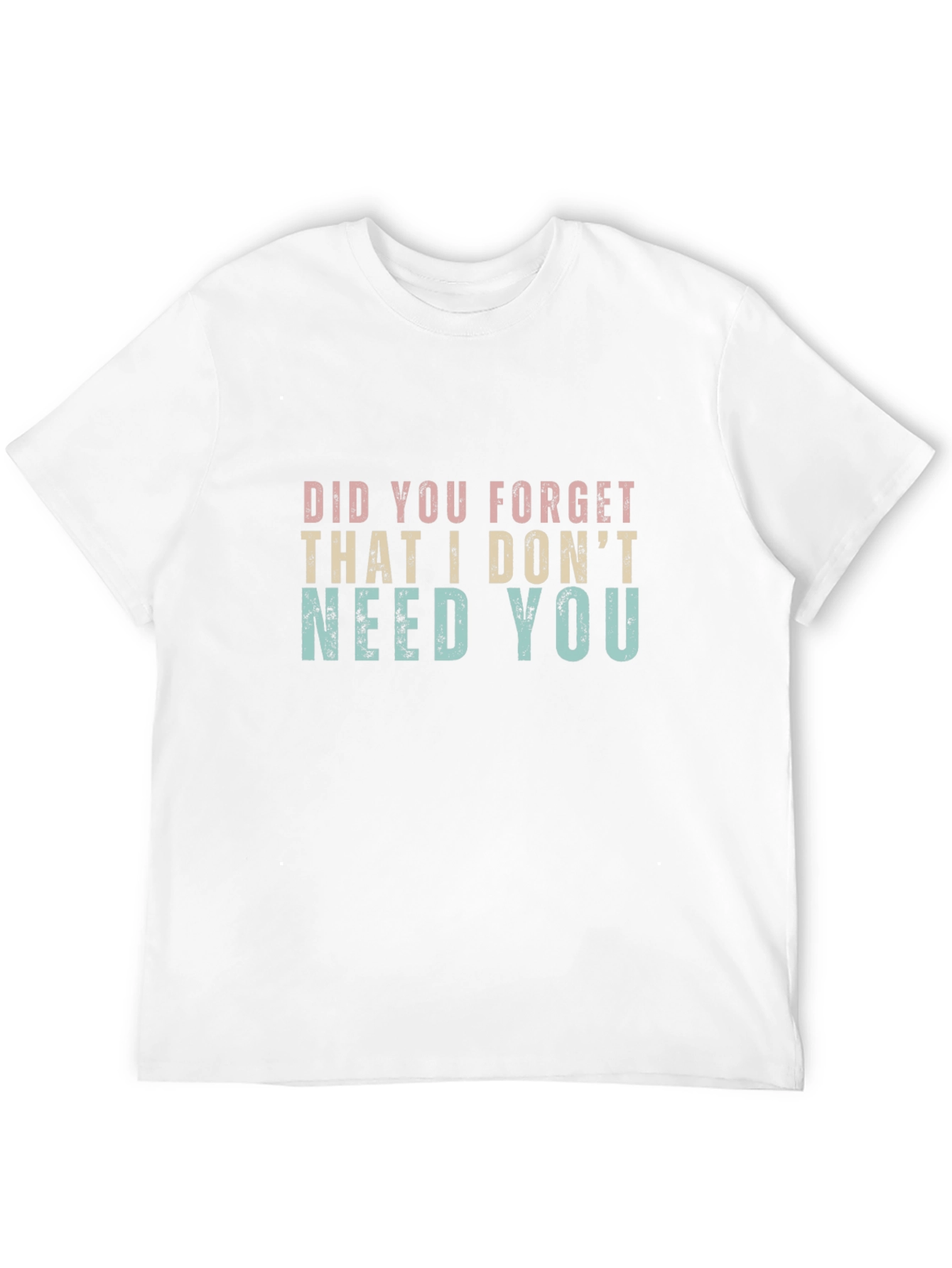 Did You Forget Tee - Black Graphic T-Shirt