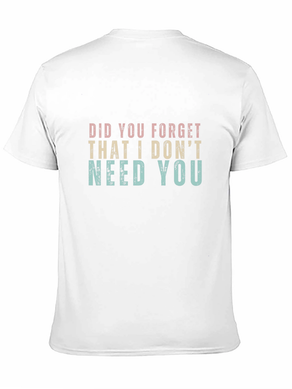Did You Forget Tee - Black Graphic T-Shirt