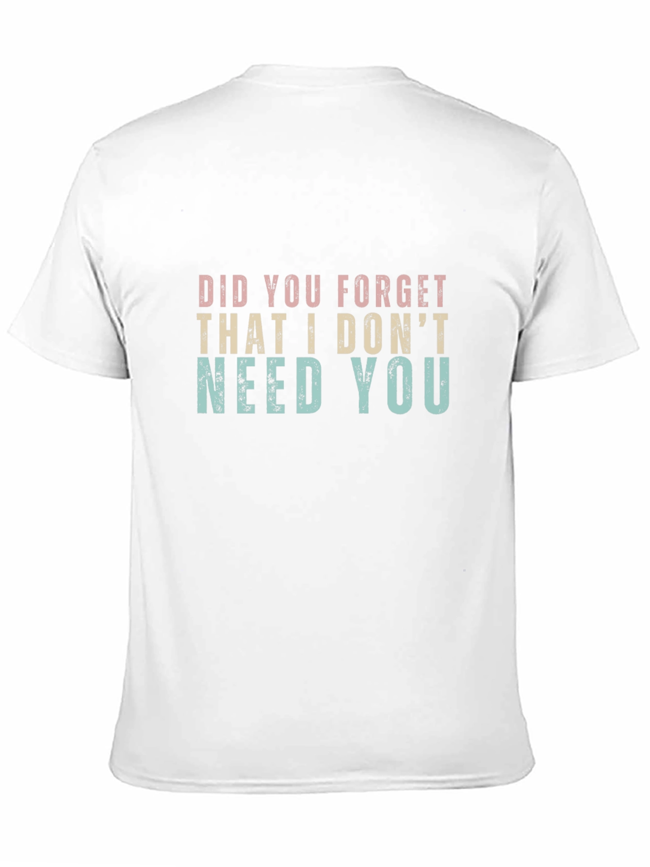 Did You Forget Tee - Black Graphic T-Shirt