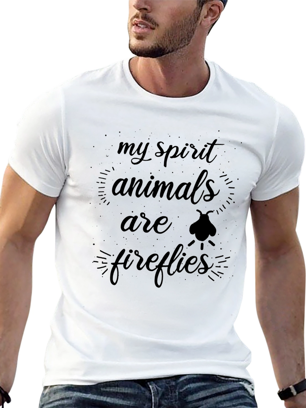 My Spirit Animals Are Fireflies Graphic Tee