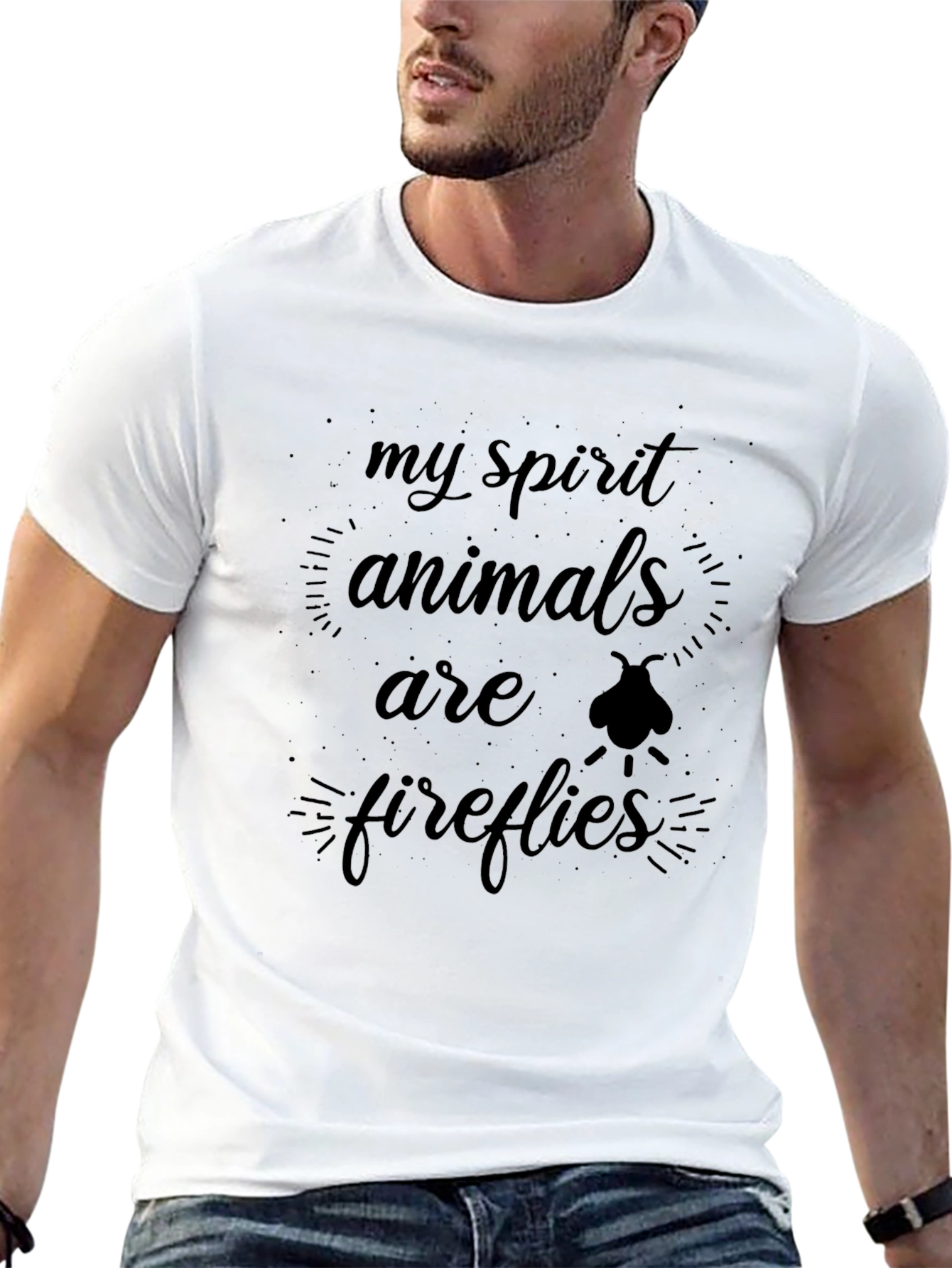 My Spirit Animals Are Fireflies Graphic Tee