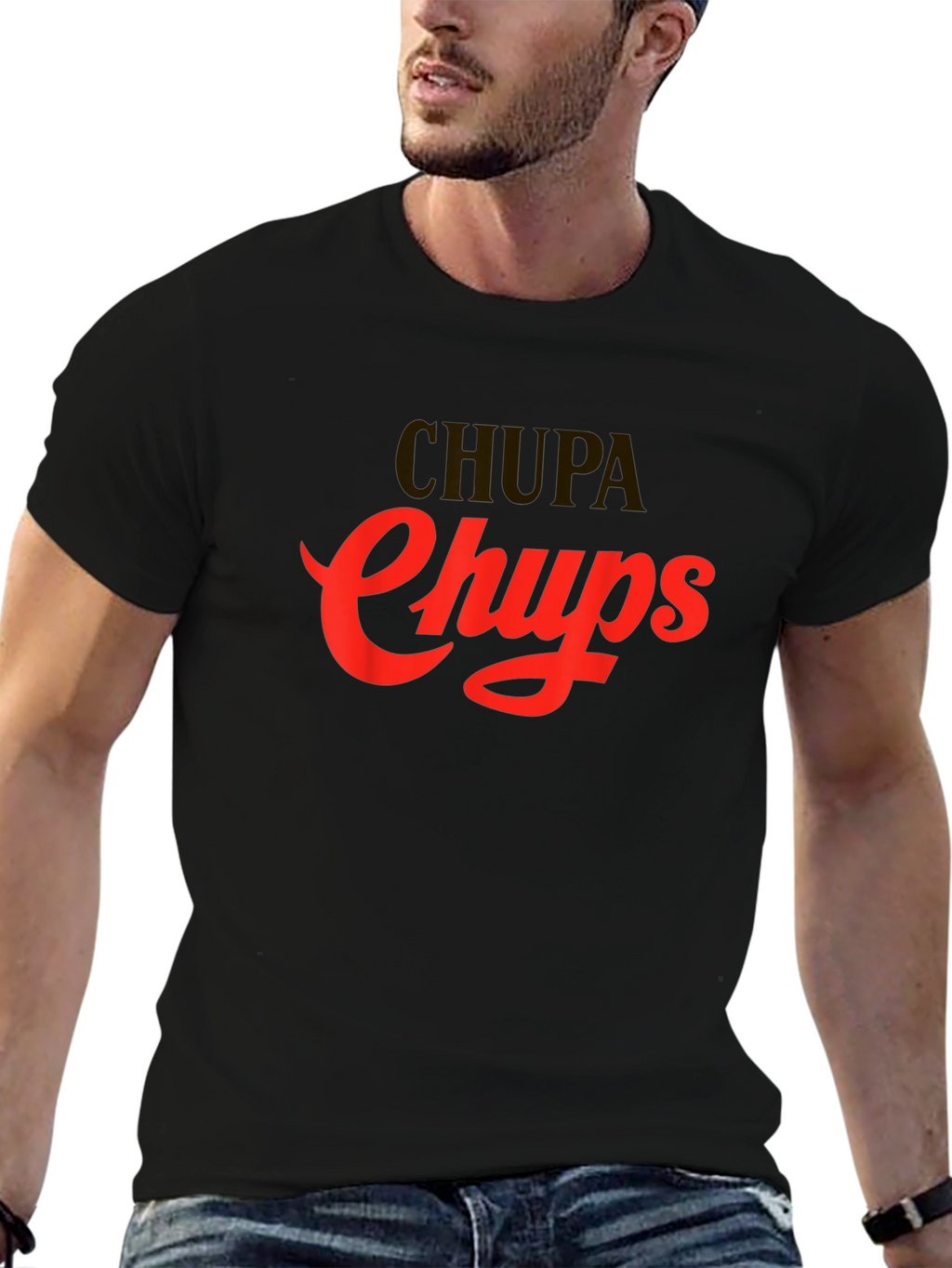Chupa Chups Graphic T-Shirt - Black