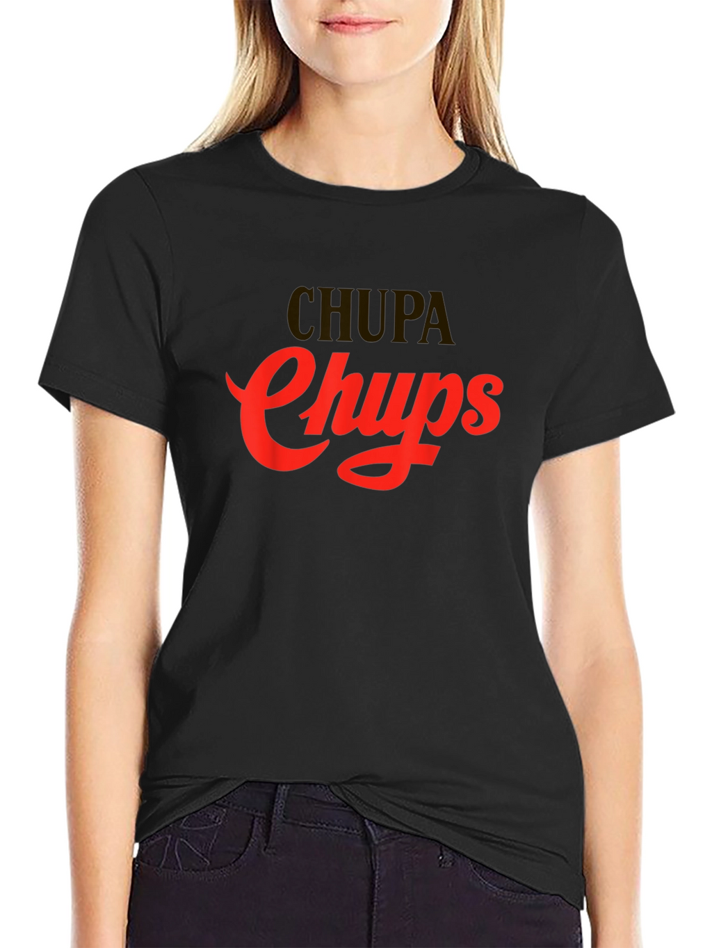 Chupa Chups Graphic T-Shirt - Black