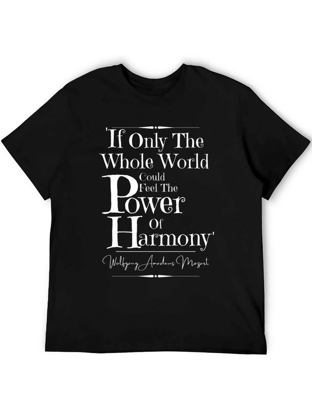 Mozart Harmony T-Shirt - Classical Music Fan Tee
