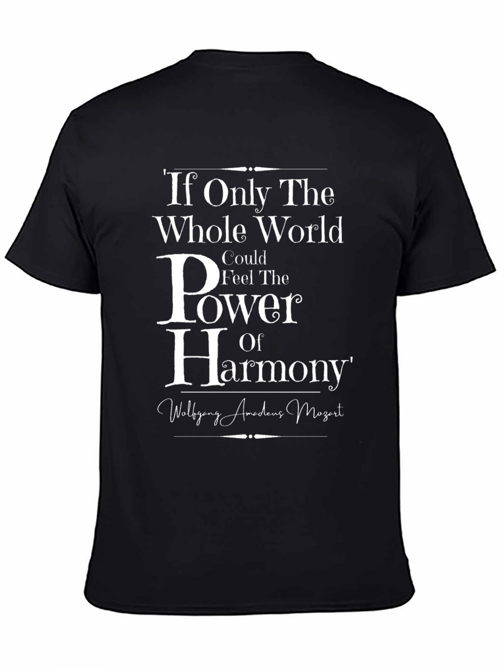 Mozart Harmony T-Shirt - Classical Music Fan Tee