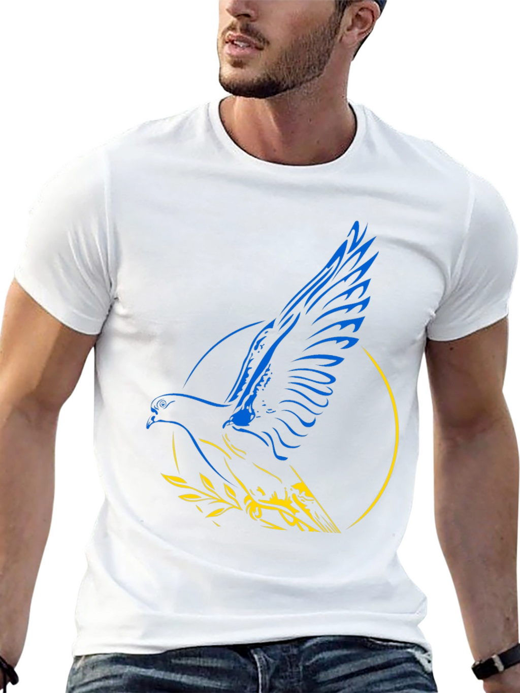 Ukraine Dove T-Shirt - Peace for Ukraine
