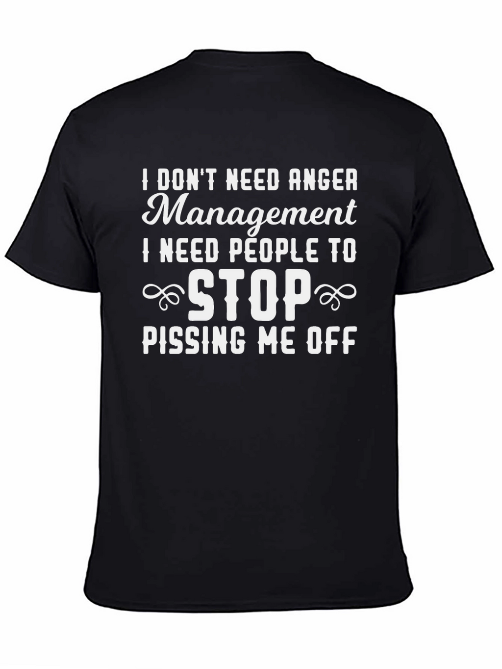 Funny Anger Management Graphic T-Shirt