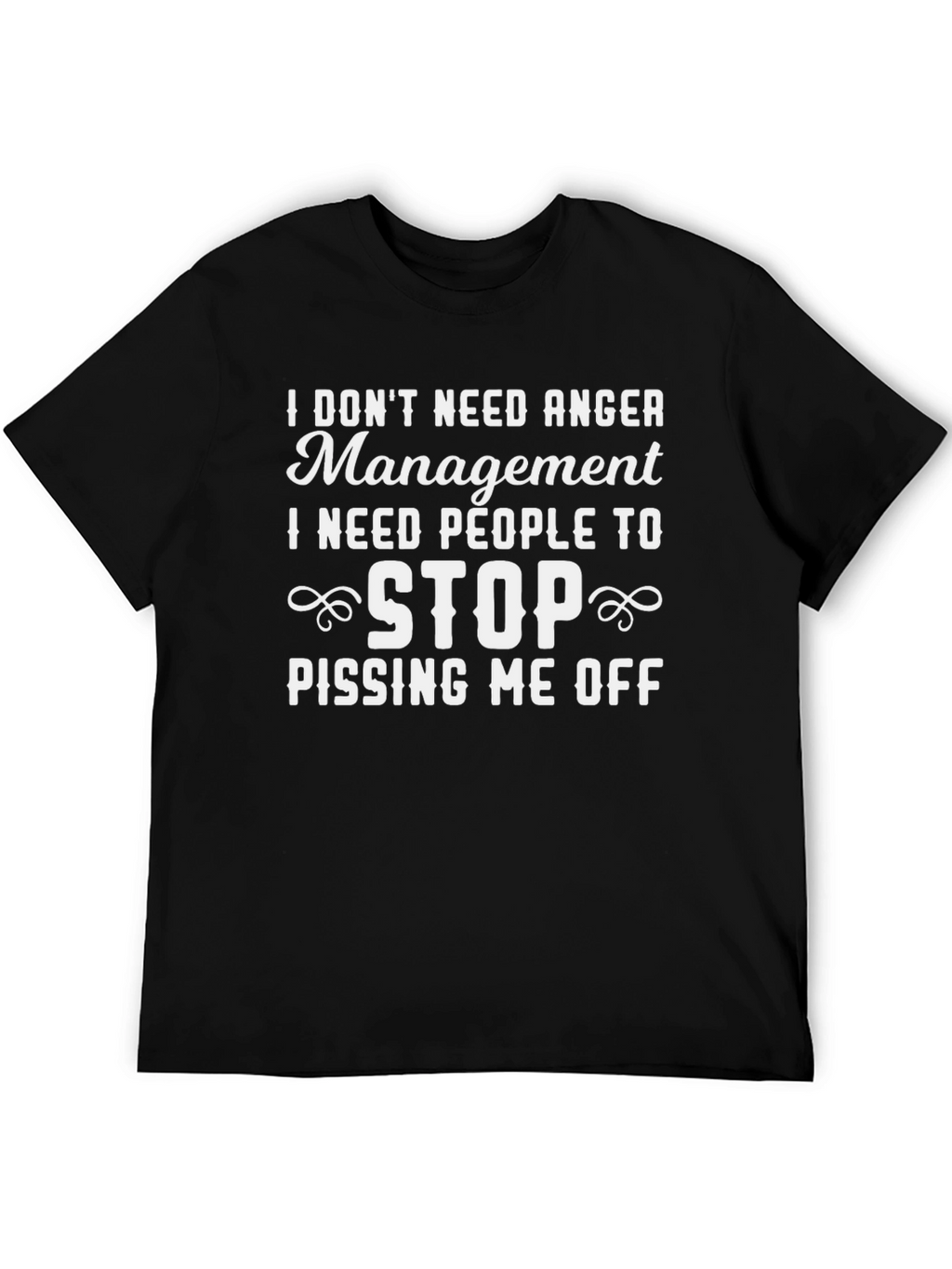 Funny Anger Management Graphic T-Shirt