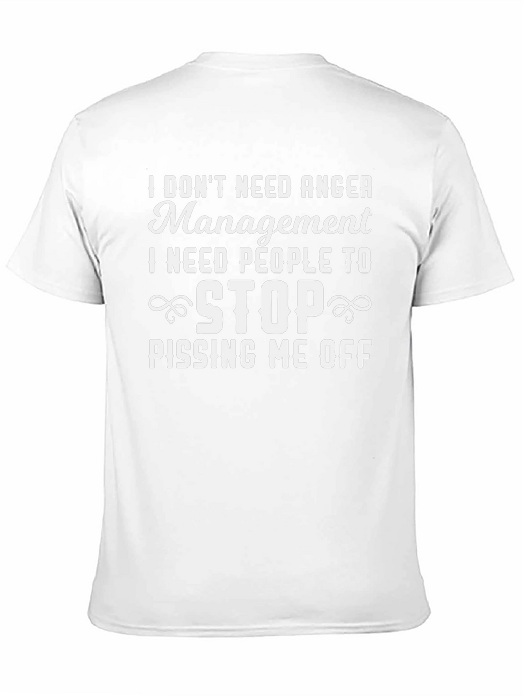 Funny Anger Management Graphic T-Shirt