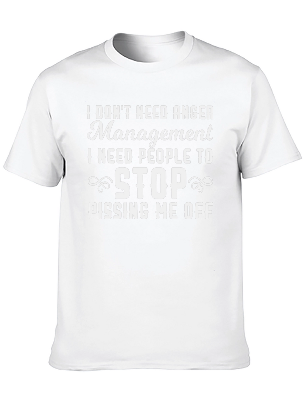 Funny Anger Management Graphic T-Shirt