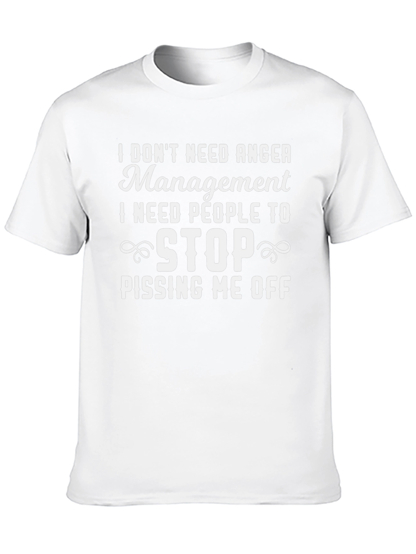 Funny Anger Management Graphic T-Shirt